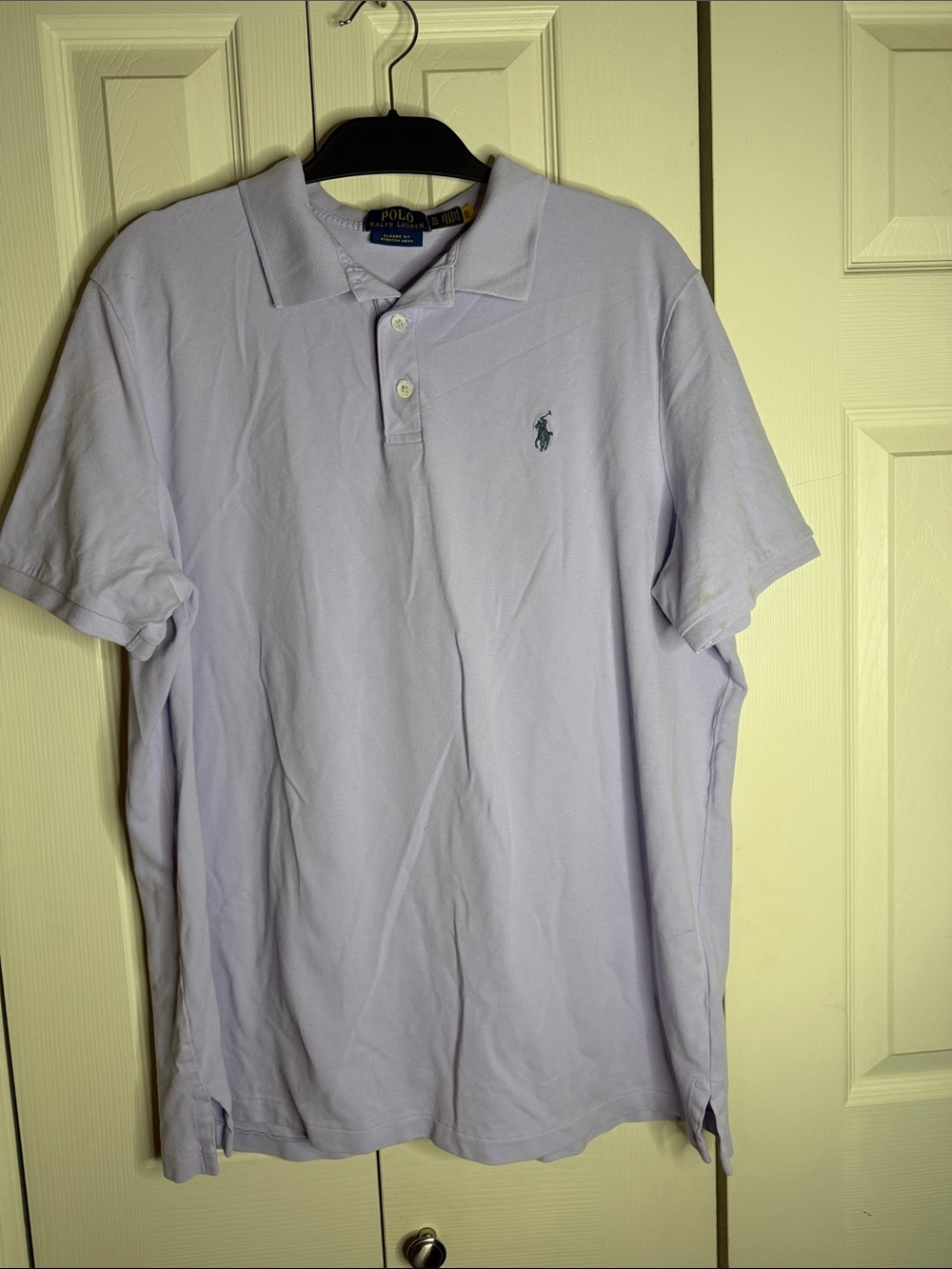 Polo by Ralph Lauren Men’s Lavender Short-Sleeve Polo